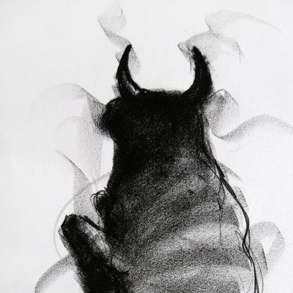 Bull Drawing-023 - SUJITH KUMAR GS MANDYA Art Studio Gallery (SKGSM Art Studio Gallery)