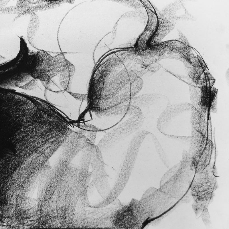 Bull Drawing-027 - SUJITH KUMAR GS MANDYA Art Studio Gallery (SKGSM Art Studio Gallery)