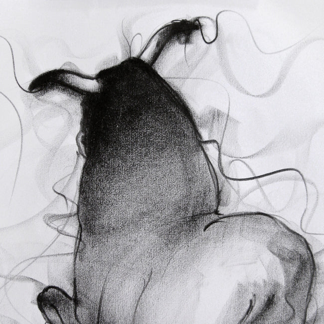Bull Drawing-041 - SUJITH KUMAR GS MANDYA Art Studio Gallery (SKGSM Art Studio Gallery)