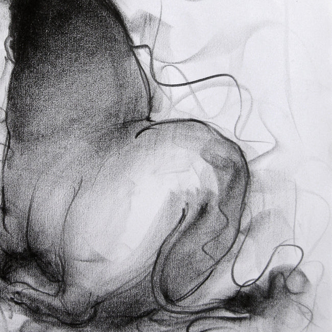 Bull Drawing-041 - SUJITH KUMAR GS MANDYA Art Studio Gallery (SKGSM Art Studio Gallery)