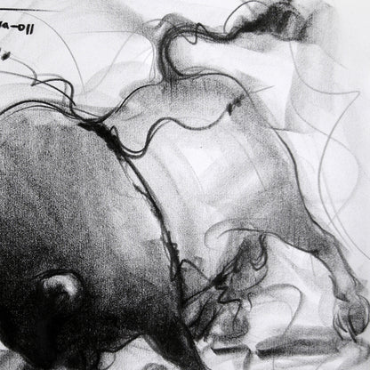 Bull Drawing-043 - SUJITH KUMAR GS MANDYA Art Studio Gallery (SKGSM Art Studio Gallery)