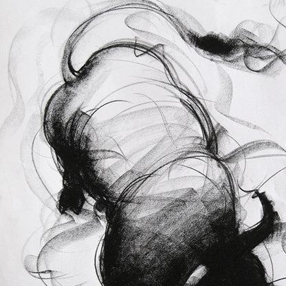 Bull Drawing-056 - SUJITH KUMAR GS MANDYA Art Studio Gallery (SKGSM Art Studio Gallery)