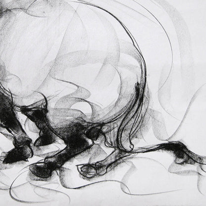 Bull Drawing-057 - SUJITH KUMAR GS MANDYA Art Studio Gallery (SKGSM Art Studio Gallery)