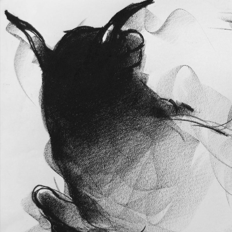 Bull Drawing-059 - SUJITH KUMAR GS MANDYA Art Studio Gallery (SKGSM Art Studio Gallery)