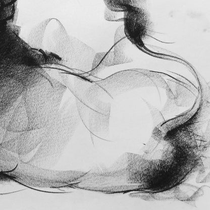 Bull Drawing-059 - SUJITH KUMAR GS MANDYA Art Studio Gallery (SKGSM Art Studio Gallery)