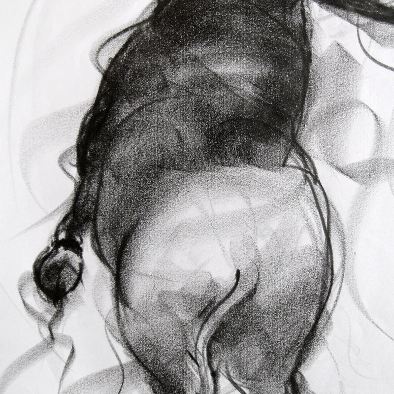 Bull Drawing-062 - SUJITH KUMAR GS MANDYA Art Studio Gallery (SKGSM Art Studio Gallery)