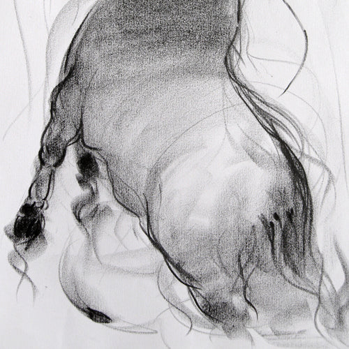 Bull Drawing-093 - SUJITH KUMAR GS MANDYA Art Studio Gallery (SKGSM Art Studio Gallery)