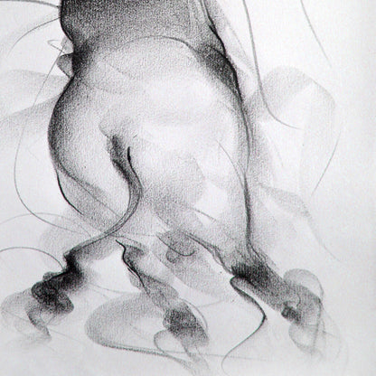 Bull Drawing-094 - SUJITH KUMAR GS MANDYA Art Studio Gallery (SKGSM Art Studio Gallery)