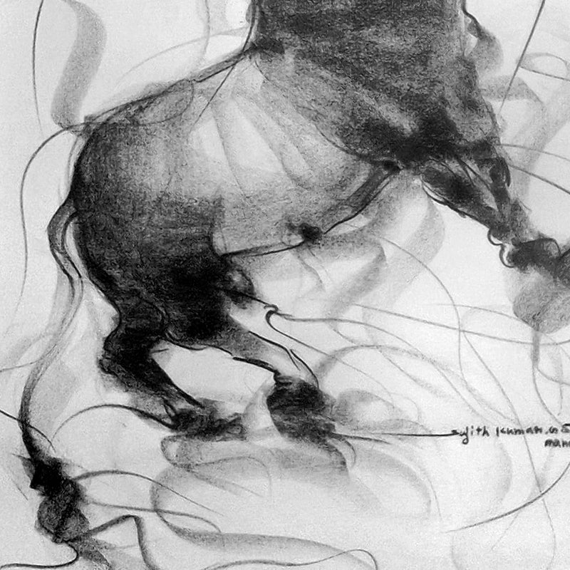 Bull Drawing-096 - SUJITH KUMAR GS MANDYA Art Studio Gallery (SKGSM Art Studio Gallery)