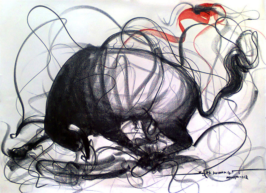 Bull Drawing-103