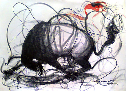 Bull Drawing-103