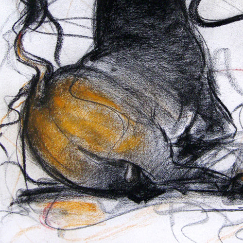 Bull Drawing-104 - SUJITH KUMAR GS MANDYA Art Studio Gallery (SKGSM Art Studio Gallery)