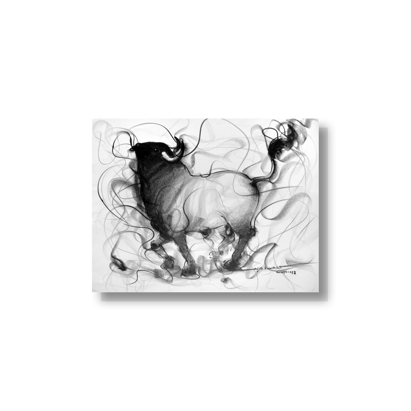 Bull Drawing-106