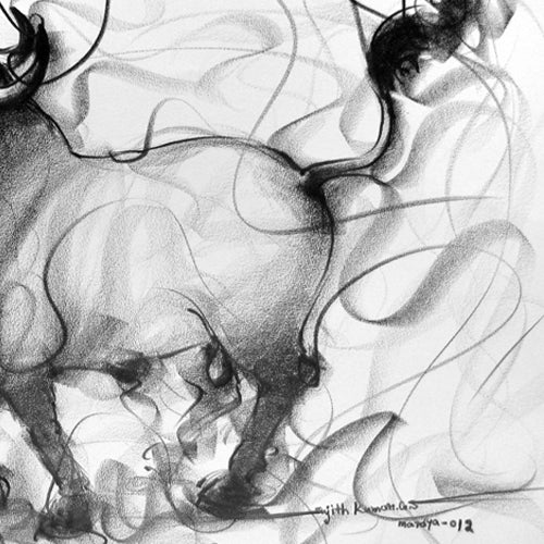 Bull Drawing-106