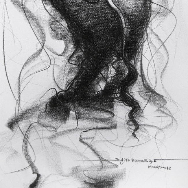 Bull Drawing-109 - SUJITH KUMAR GS MANDYA Art Studio Gallery (SKGSM Art Studio Gallery)