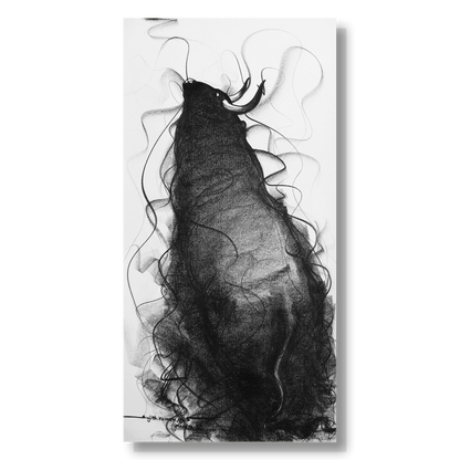 Bull Drawing-112 - SUJITH KUMAR GS MANDYA Art Studio Gallery (SKGSM Art Studio Gallery)