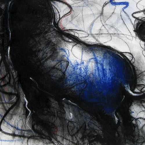 Bull Drawing-117 - SUJITH KUMAR GS MANDYA Art Studio Gallery (SKGSM Art Studio Gallery)