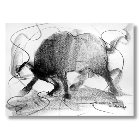 Bull Drawing-118