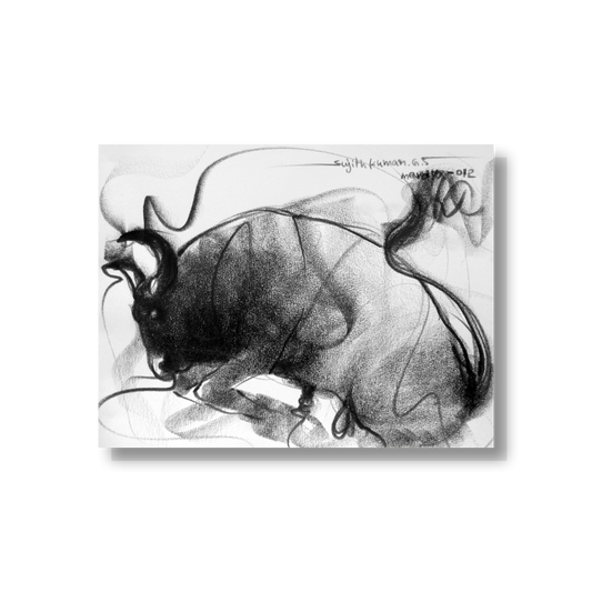 Bull Drawing-119a