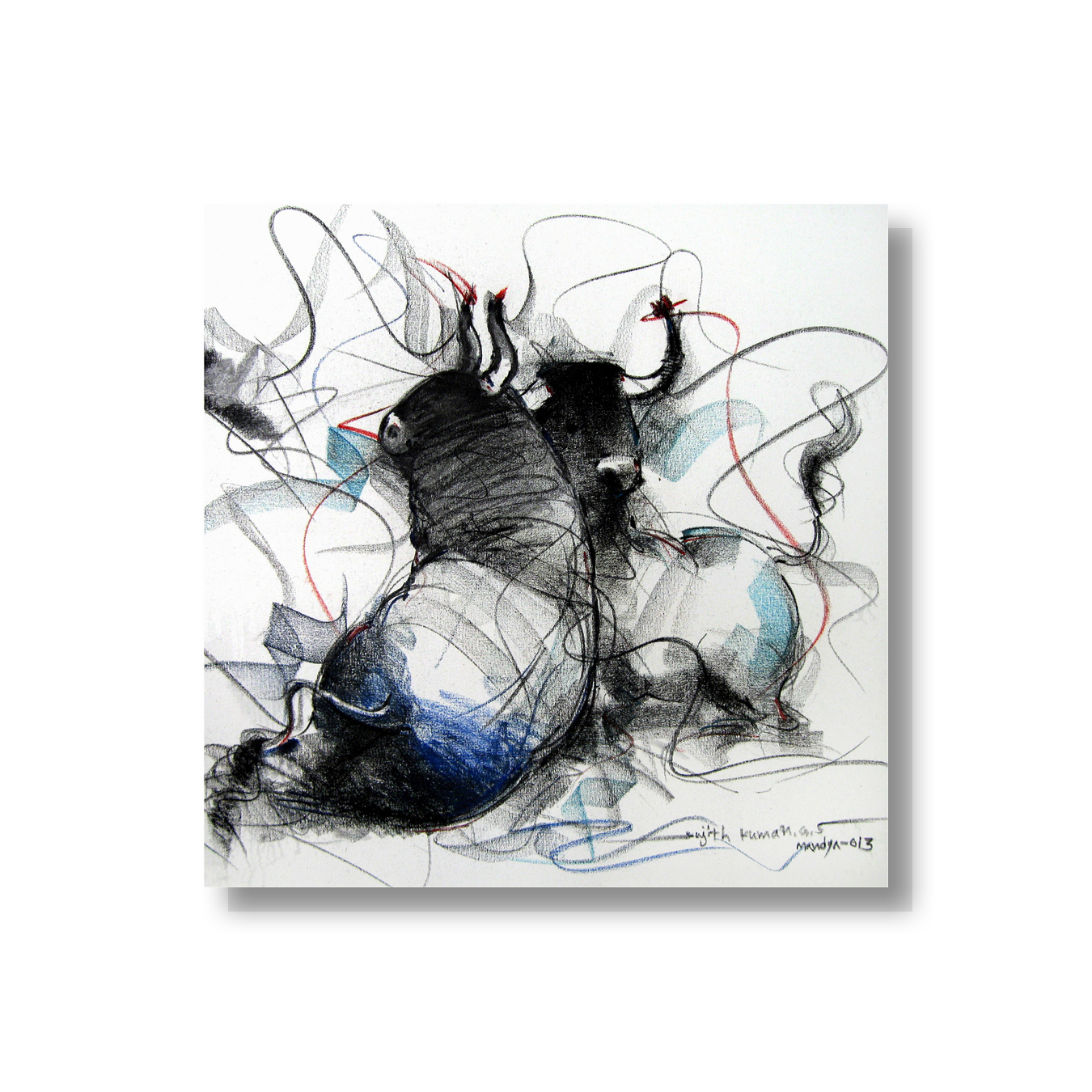 Bull Drawing-120