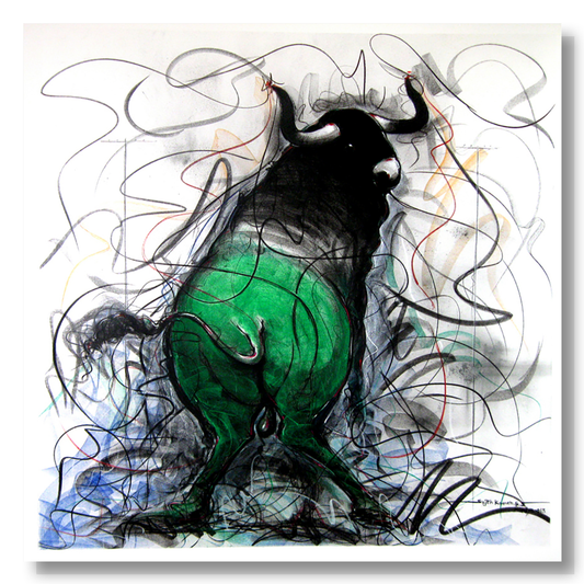 Bull Drawing-123
