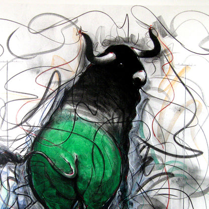 Bull Drawing-123