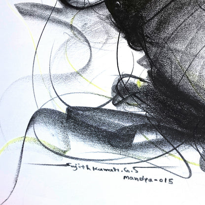 Bull Drawing-603 - SUJITH KUMAR GS MANDYA Art Studio Gallery (SKGSM Art Studio Gallery)