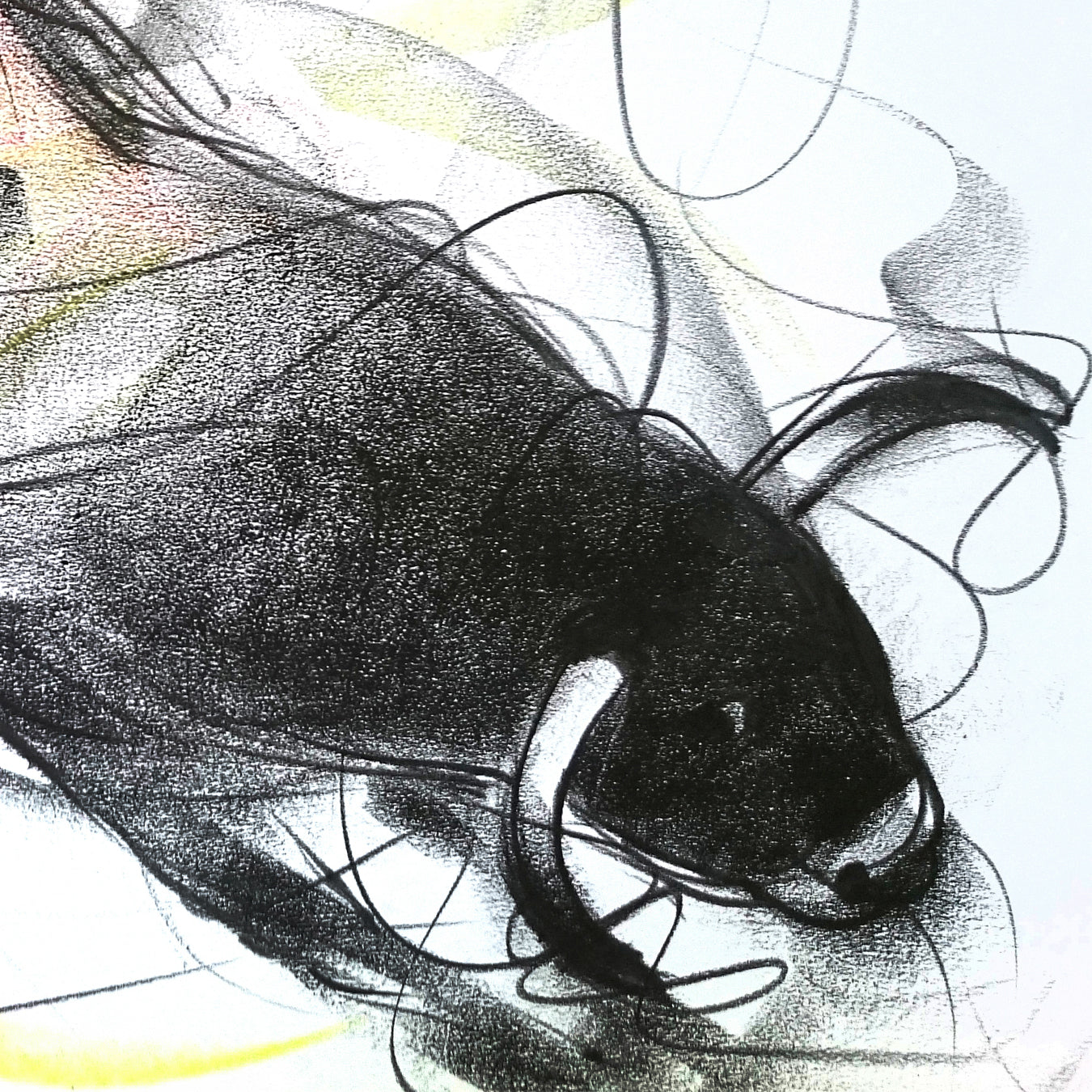 Bull Drawing-608 - SUJITH KUMAR GS MANDYA Art Studio Gallery (SKGSM Art Studio Gallery)