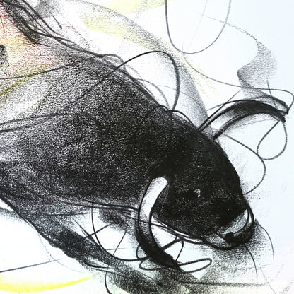 Bull Drawing-608 - SUJITH KUMAR GS MANDYA Art Studio Gallery (SKGSM Art Studio Gallery)