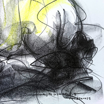 Bull Drawing-609 - SUJITH KUMAR GS MANDYA Art Studio Gallery (SKGSM Art Studio Gallery)