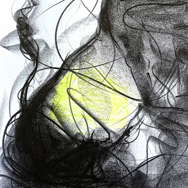 Detail-2_Bull Drawing-611 by Sujith Kumar GS Mandya from Bull Series Artwork