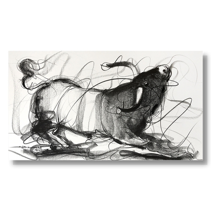 Bull Drawing-642