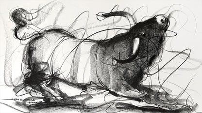 Bull Drawing-642