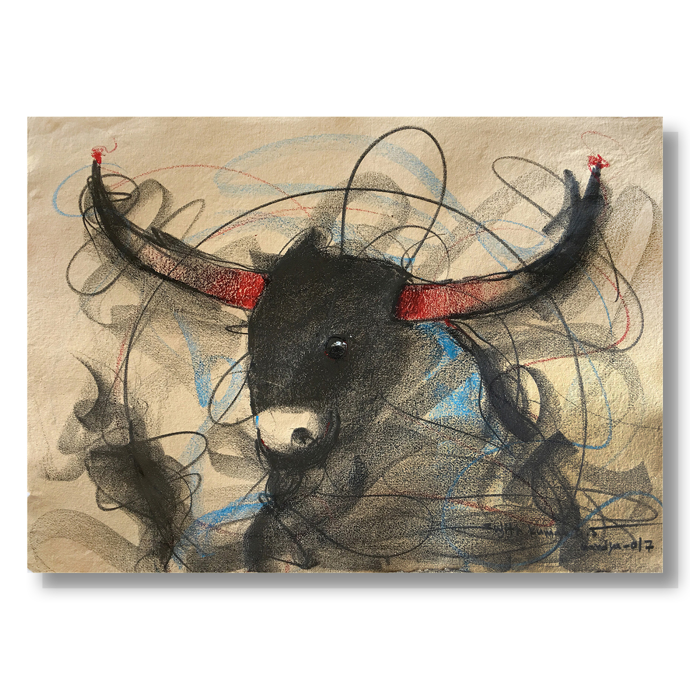 Bull Drawing-655
