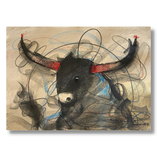 Bull Drawing-655