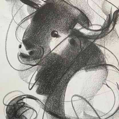 Bull Drawing-955