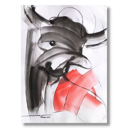 Bull Drawing-960
