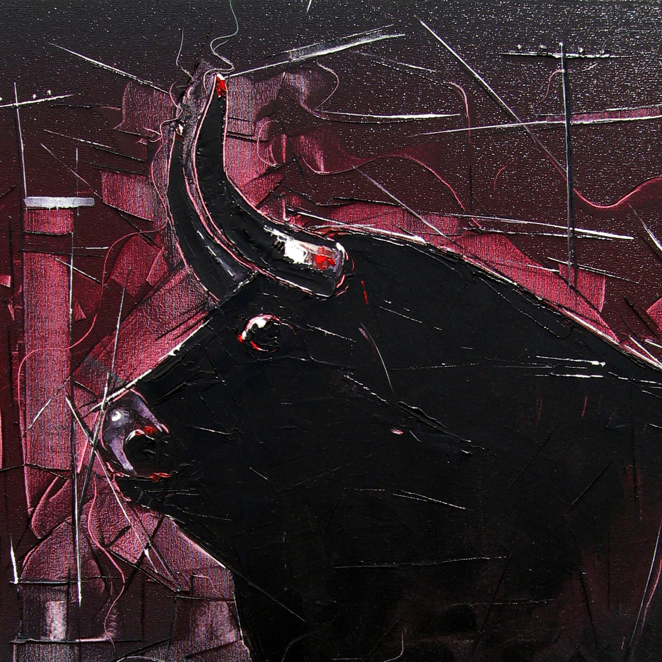 Bull-01 - SUJITH KUMAR GS MANDYA Art Studio Gallery (SKGSM Art Studio Gallery)