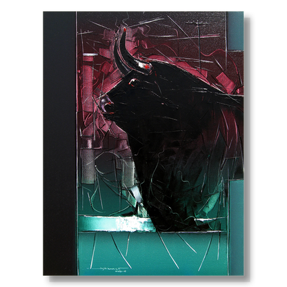 Bull-01 - SUJITH KUMAR GS MANDYA Art Studio Gallery (SKGSM Art Studio Gallery)