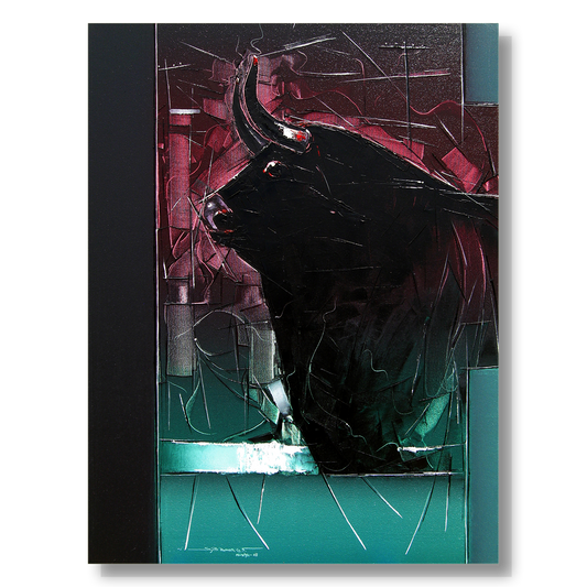Bull-01 - SUJITH KUMAR GS MANDYA Art Studio Gallery (SKGSM Art Studio Gallery)