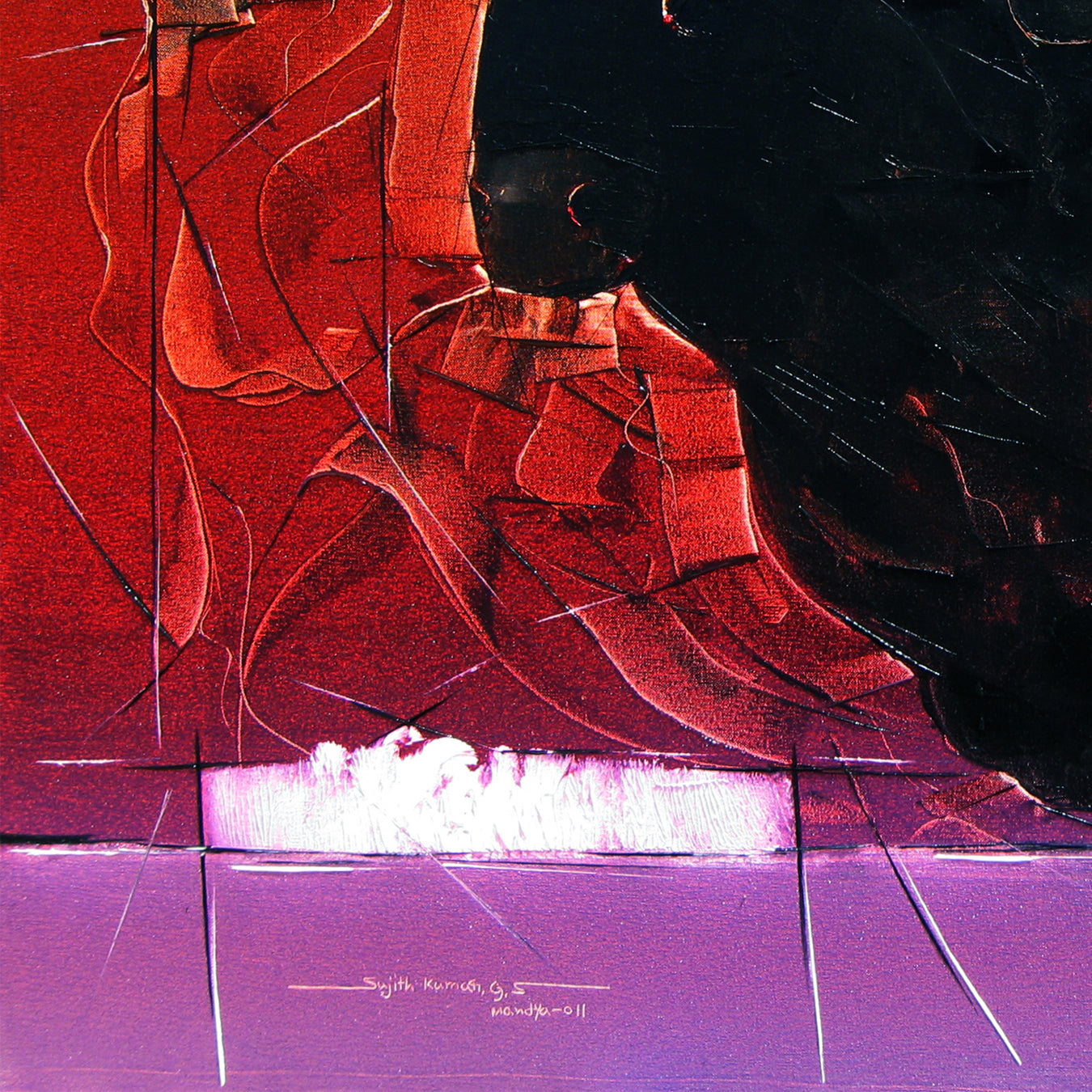 Bull-02 - SUJITH KUMAR GS MANDYA Art Studio Gallery (SKGSM Art Studio Gallery)