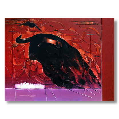 Bull-02 - SUJITH KUMAR GS MANDYA Art Studio Gallery (SKGSM Art Studio Gallery)