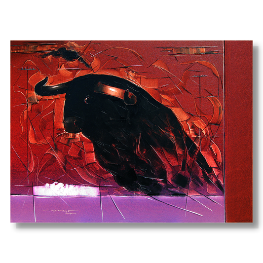 Bull-02 - SUJITH KUMAR GS MANDYA Art Studio Gallery (SKGSM Art Studio Gallery)