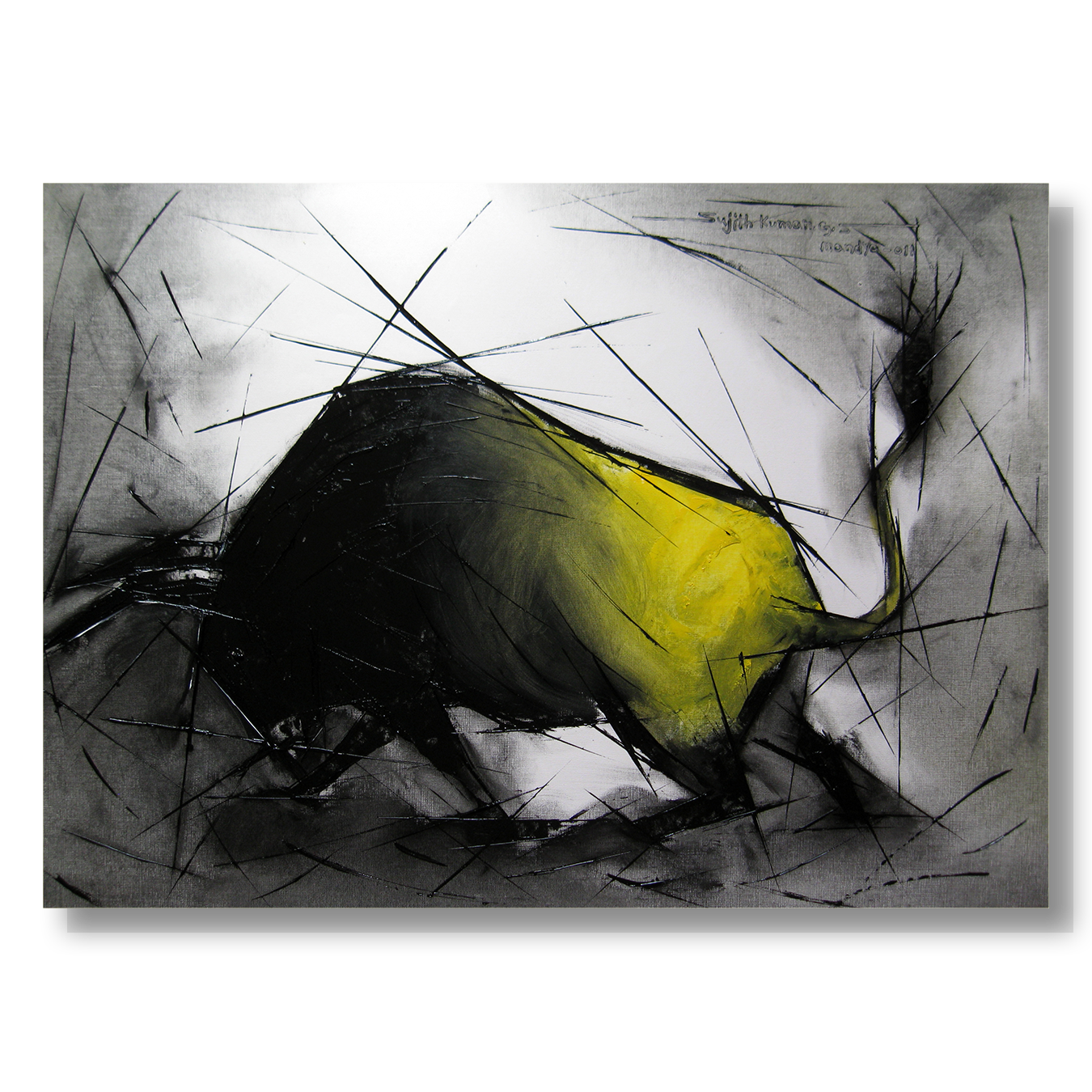 Bull-10 - SUJITH KUMAR GS MANDYA Art Studio Gallery (SKGSM Art Studio Gallery)