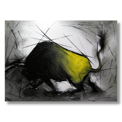 Bull-10 - SUJITH KUMAR GS MANDYA Art Studio Gallery (SKGSM Art Studio Gallery)