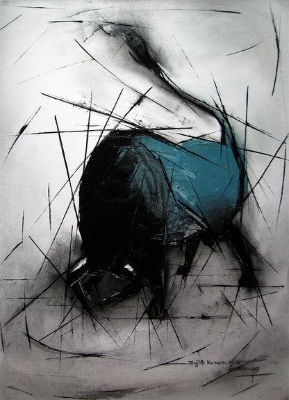 Bull-12 - SUJITH KUMAR GS MANDYA Art Studio Gallery (SKGSM Art Studio Gallery)