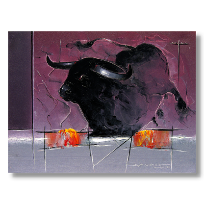Bull-17 - SUJITH KUMAR GS MANDYA Art Studio Gallery (SKGSM Art Studio Gallery)