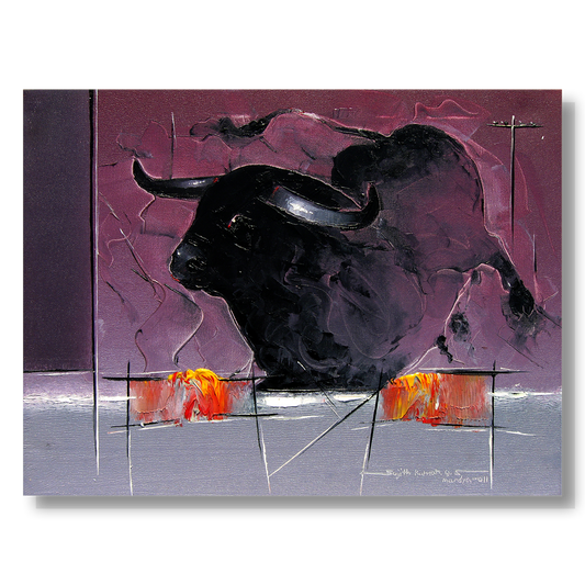 Bull-17 - SUJITH KUMAR GS MANDYA Art Studio Gallery (SKGSM Art Studio Gallery)
