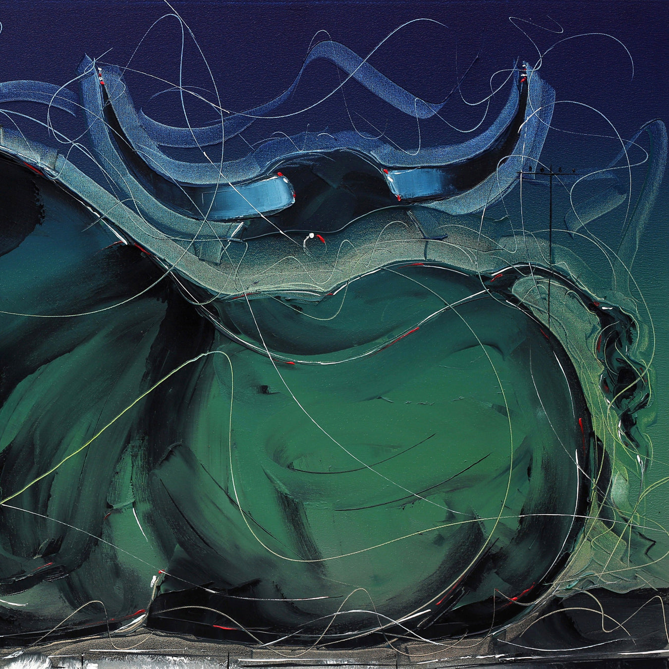 Bull-42 - SUJITH KUMAR GS MANDYA Art Studio Gallery (SKGSM Art Studio Gallery)
