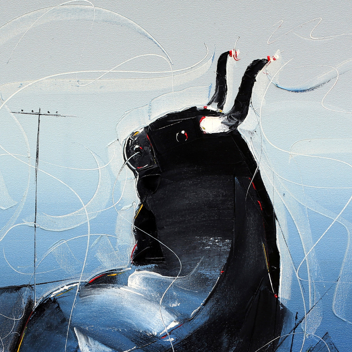 Bull-45 - SUJITH KUMAR GS MANDYA Art Studio Gallery (SKGSM Art Studio Gallery)